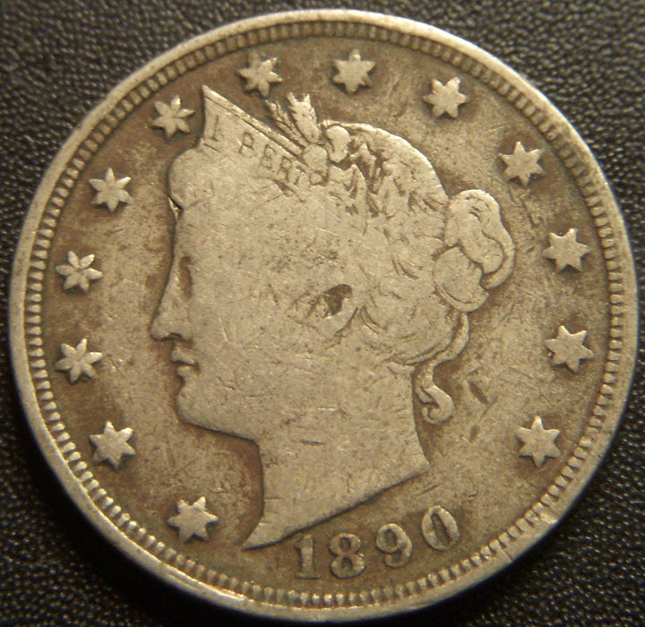 1890 Liberty Nickel - Very Good
