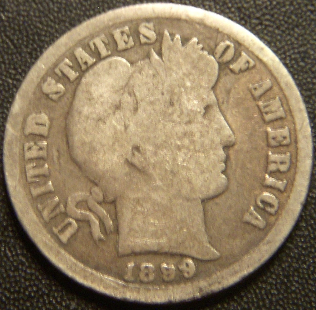 1899 Barber Dime - Good
