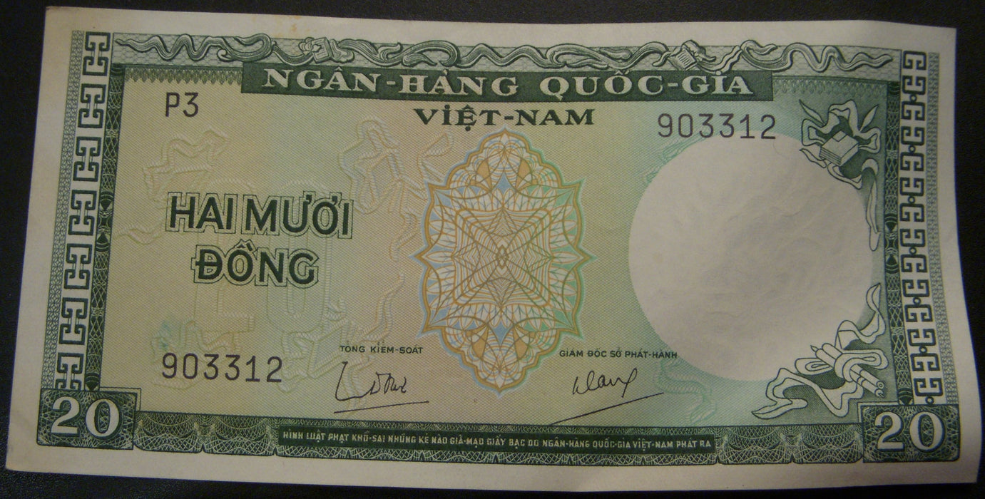 1964 20 Dong Note - Viet-nam South