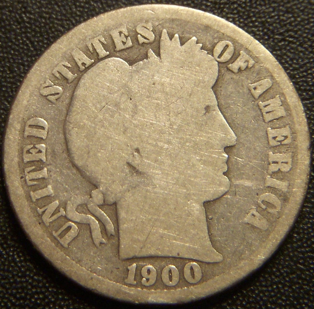 1900 Barber Dime - Good