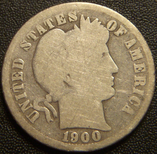 1900 Barber Dime - Good
