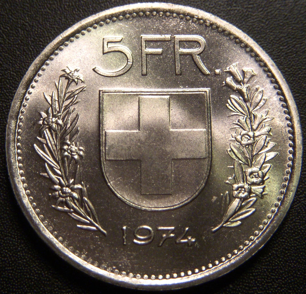 1974 5 Francs - Switzerland