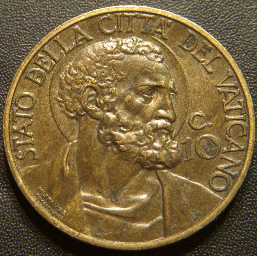 1940 10 Centesimi - Vatican City