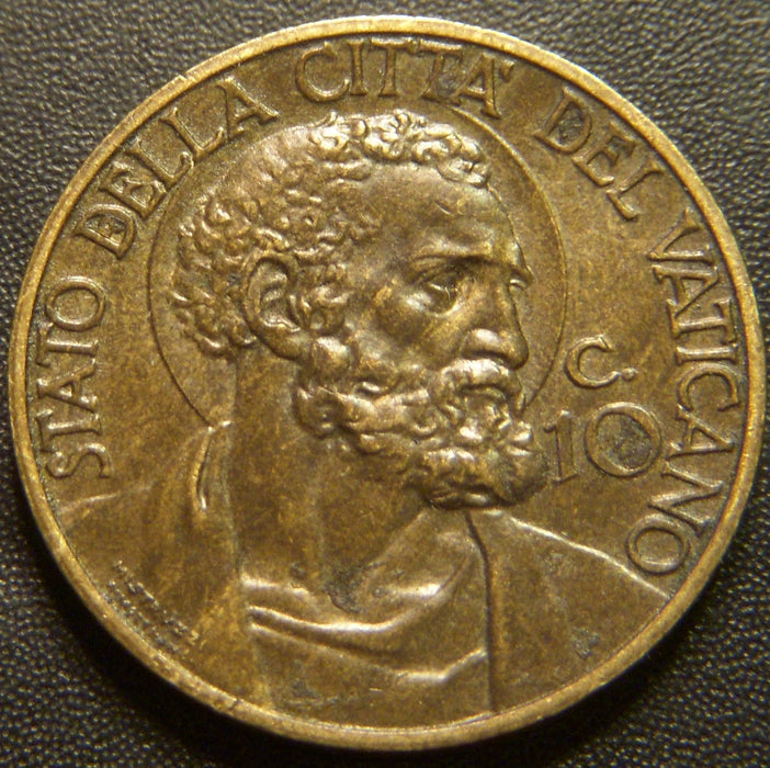 1940 10 Centesimi - Vatican City