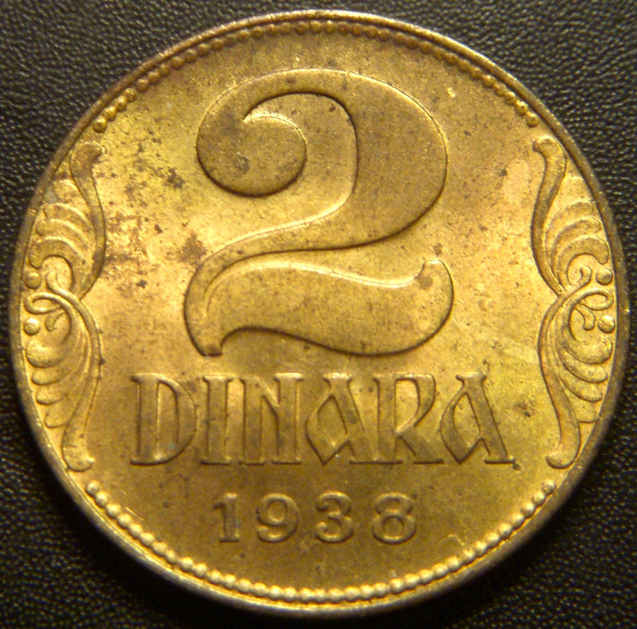 1938 2 Dinar - Yugoslavia