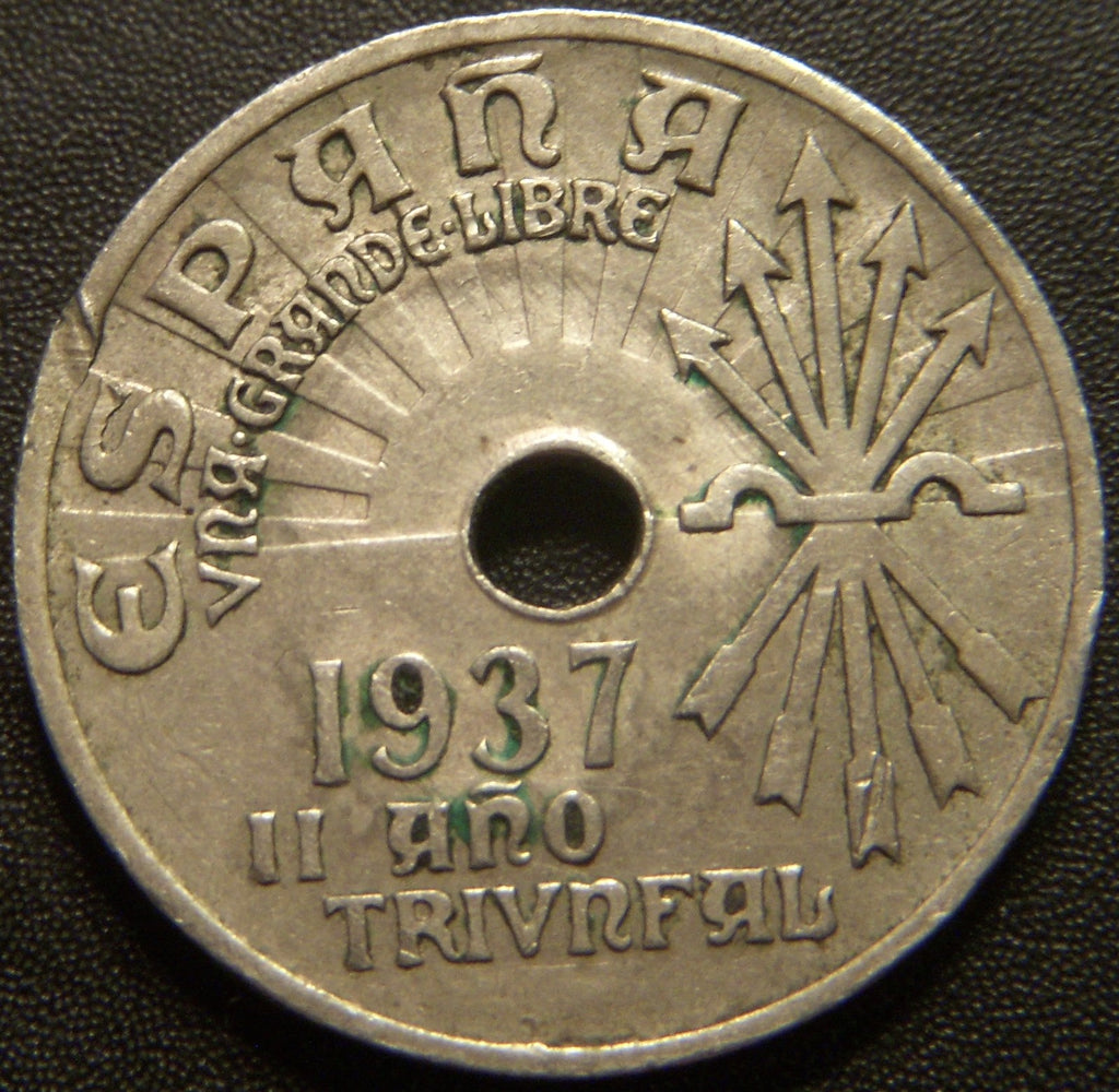 1937 25 Centimes - Spain