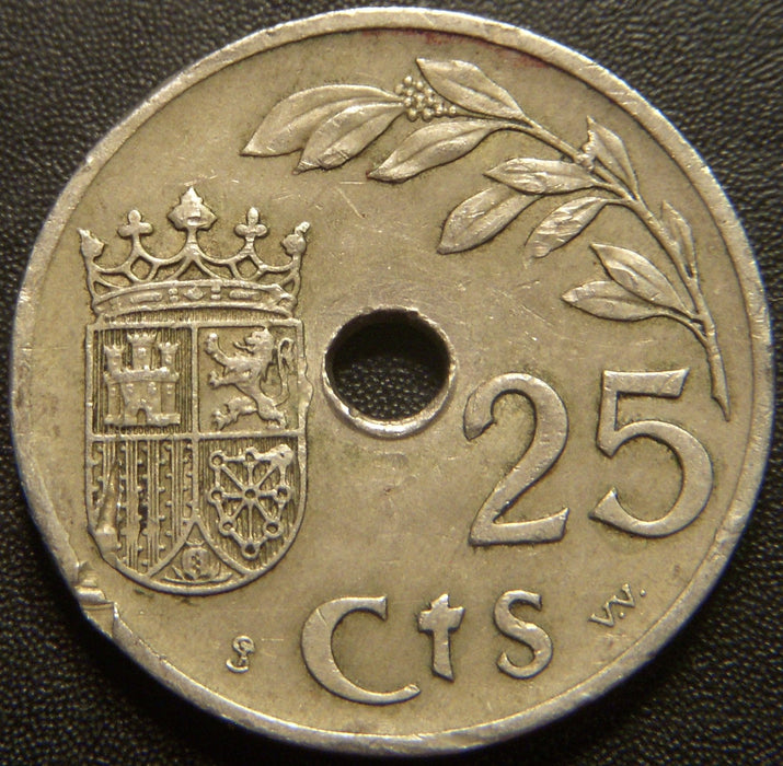 1937 25 Centimes - Spain