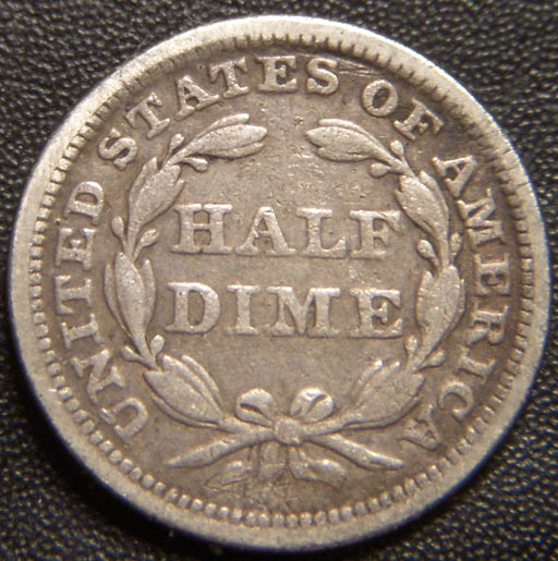1843 Seated Half Dime - Fine