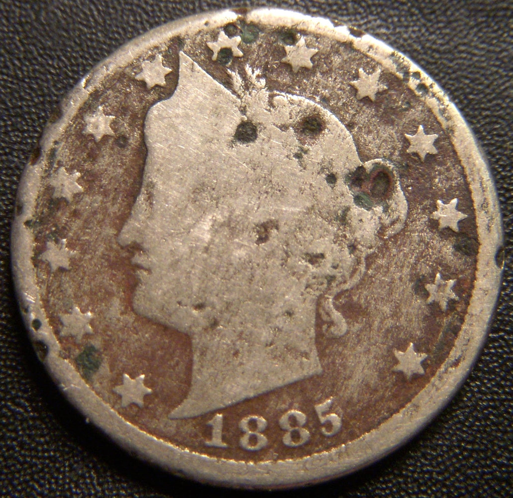 1885 Liberty Nickel - About Good