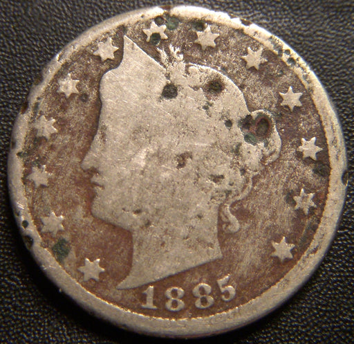1885 Liberty Nickel - About Good