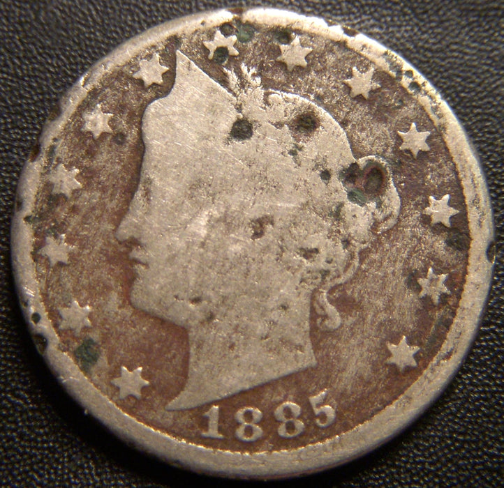 1885 Liberty Nickel - About Good
