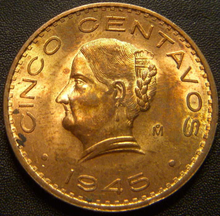 1945 5 Centavos - Mexico