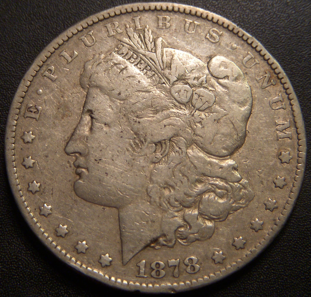1878 Morgan Dollar - 7 TF Very Good
