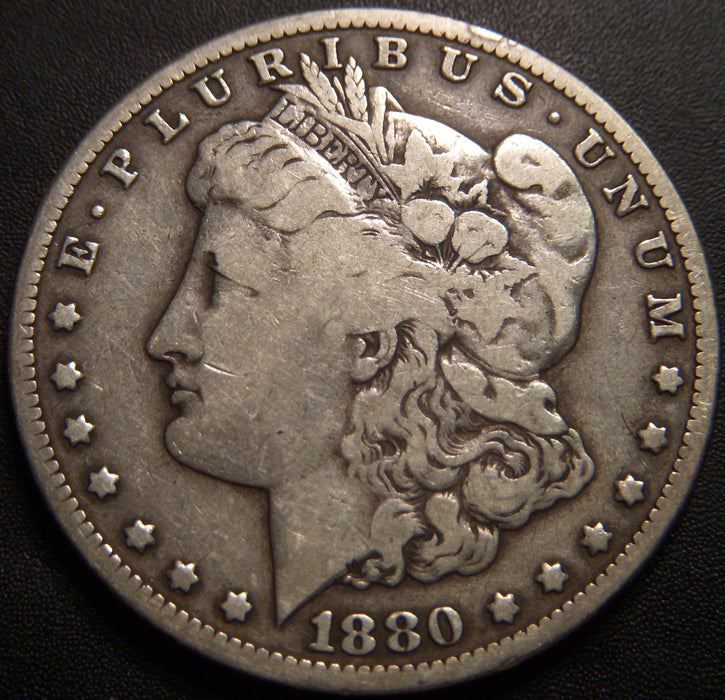 1880-CC Morgan Dollar - Very Good