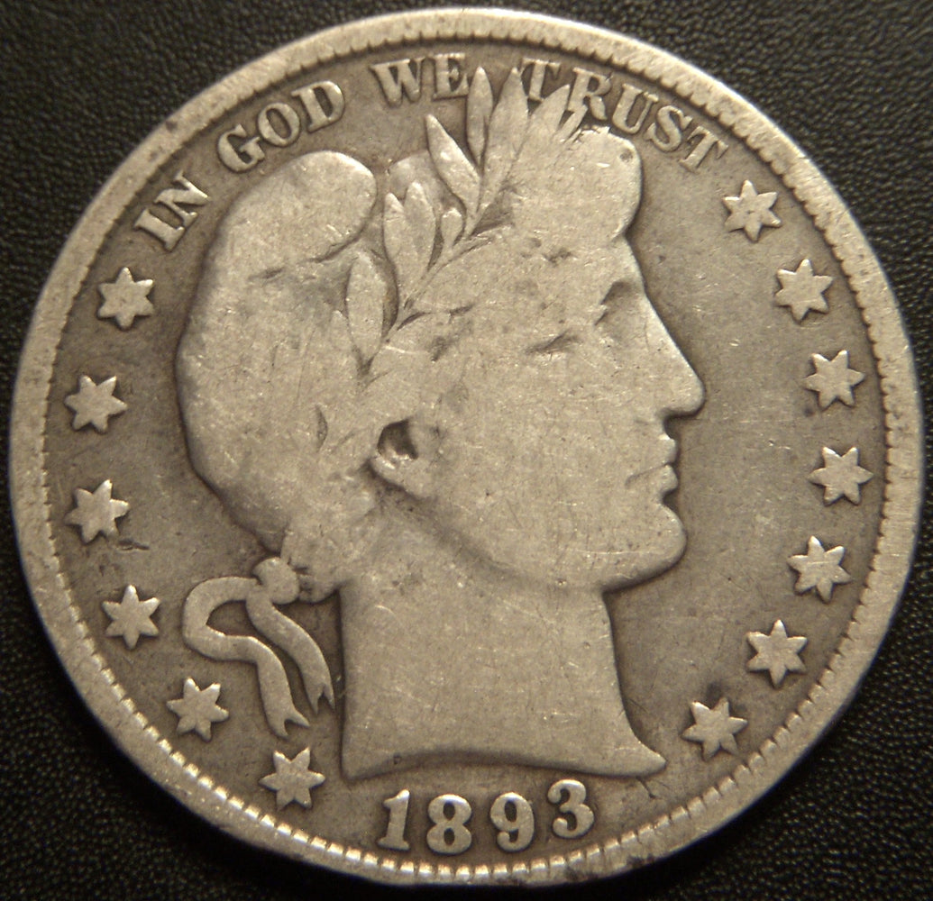 1893 Barber Half Dollar - Good
