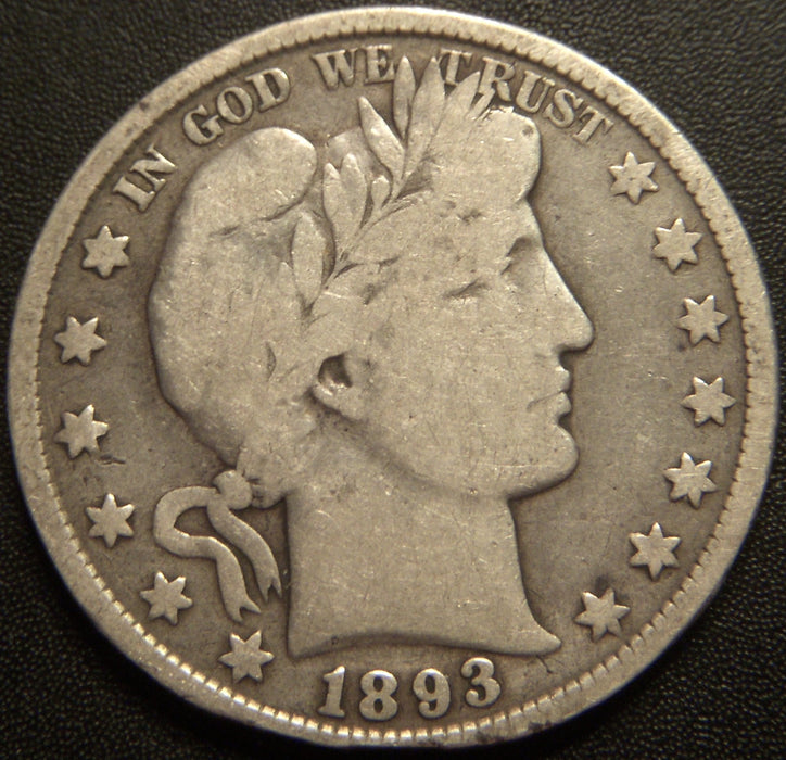 1893 Barber Half Dollar - Good