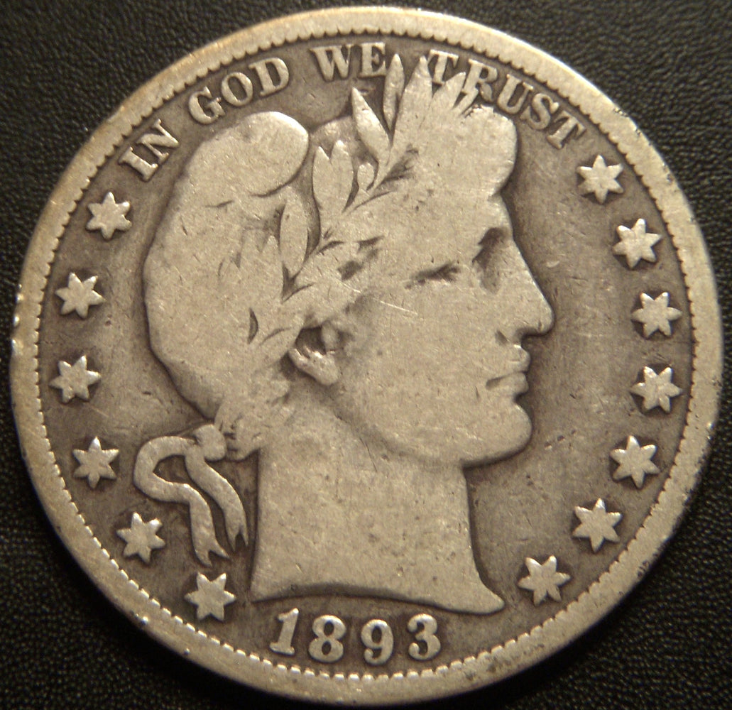 1893-O Barber Half Dollar - Very Good