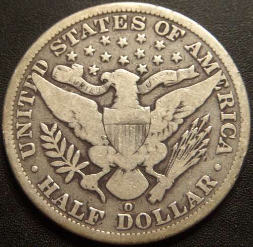 1893-O Barber Half Dollar - Very Good