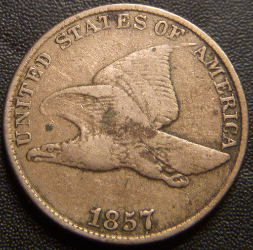1857 Flying Eagle Cent - Fine