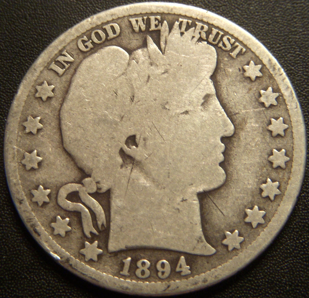 1894 Barber Half Dollar - Good