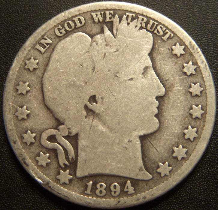 1894 Barber Half Dollar - Good