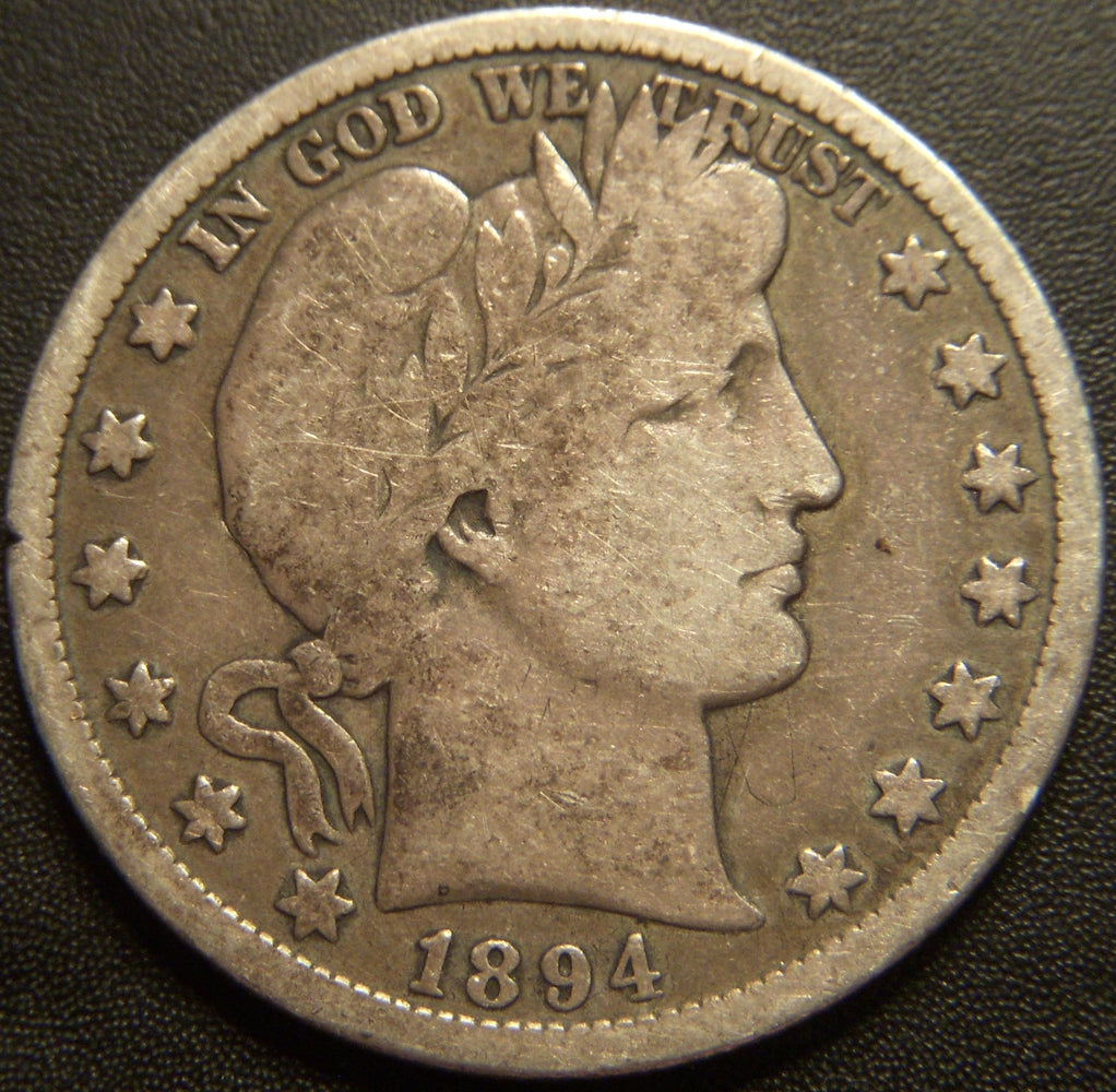 1894-S Barber Half Dollar - Good