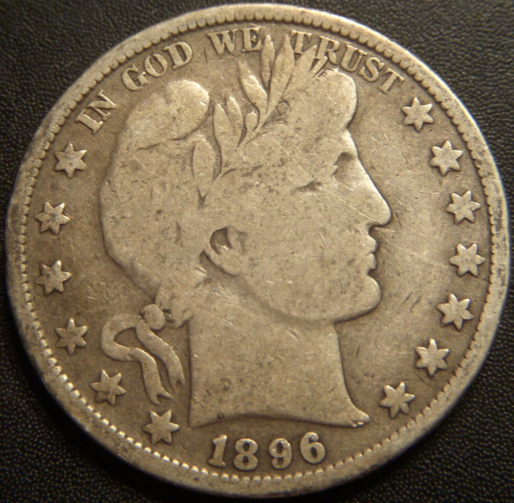 1896 Barber Half Dollar - Very Good