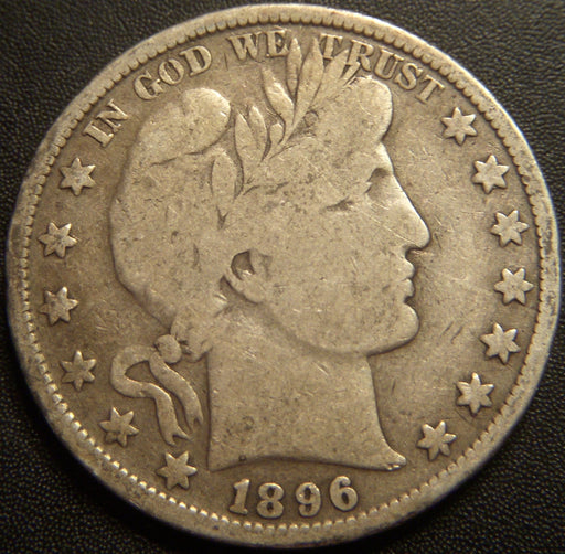 1896 Barber Half Dollar - Very Good