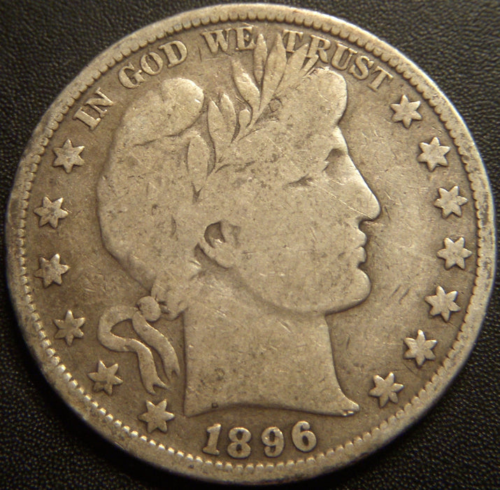 1896 Barber Half Dollar - Very Good