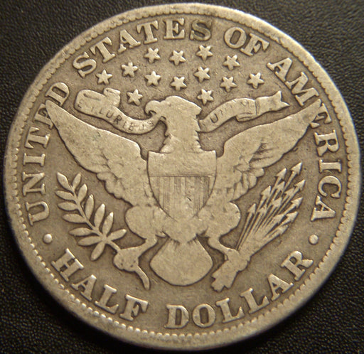 1896 Barber Half Dollar - Very Good