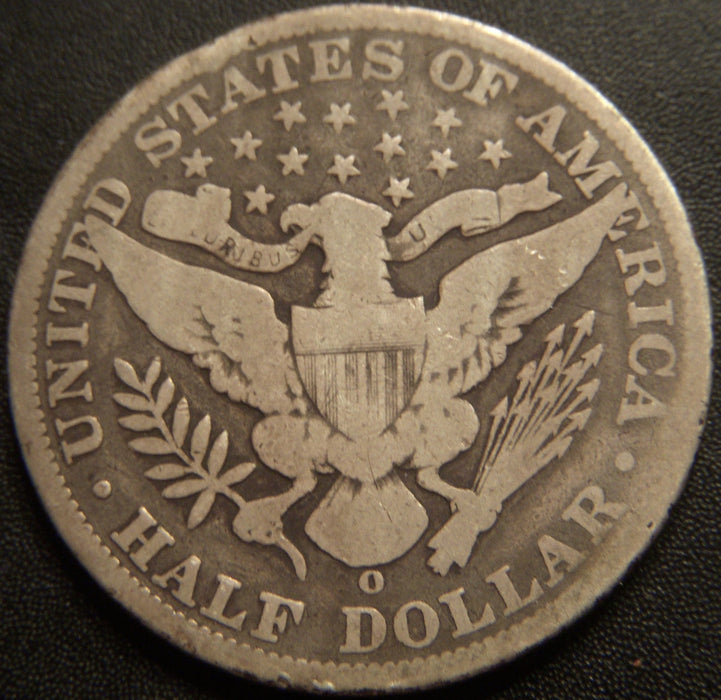1896-O Barber Half Dollar - Very Good
