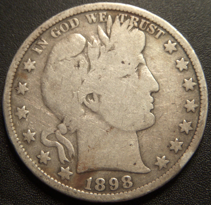 1898 Barber Half Dollar - Good