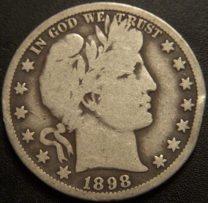 1898-O Barber Half Dollar - Good