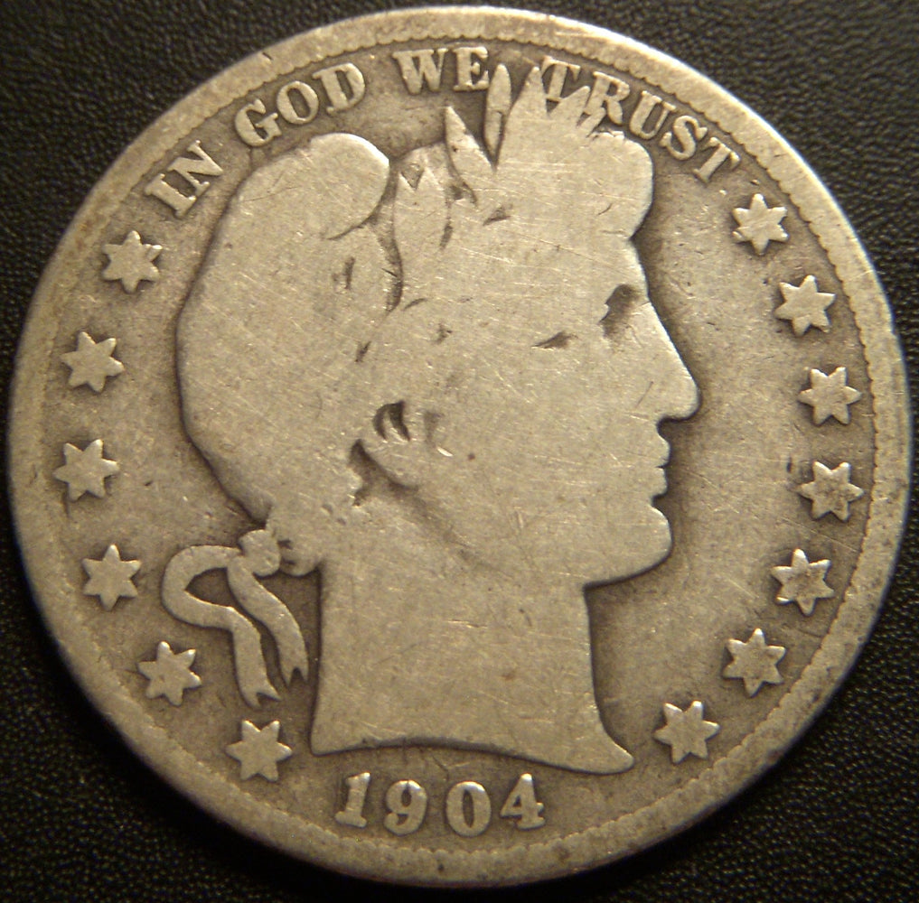 1904-S Barber Half Dollar - Good
