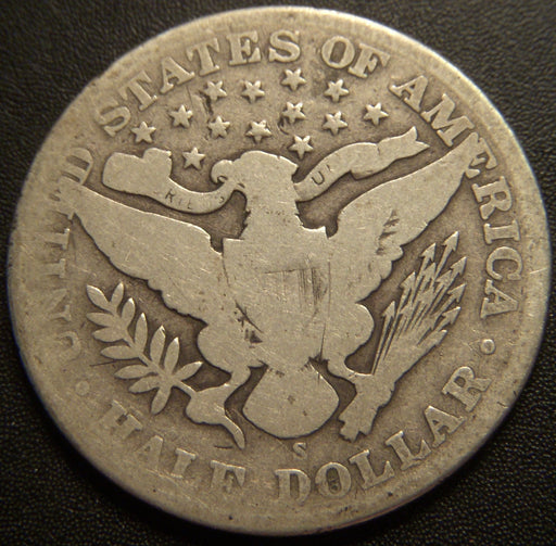 1904-S Barber Half Dollar - Good