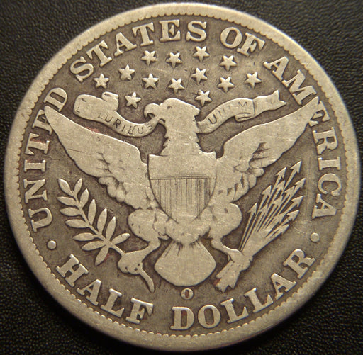 1899-O Barber Half Dollar - Very Good