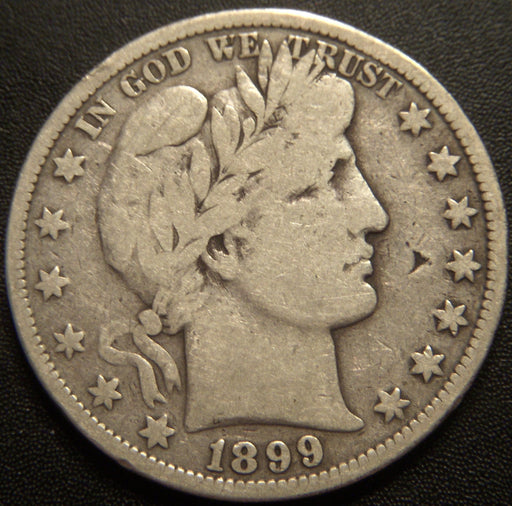 1899-S Barber Half Dollar - Very Good
