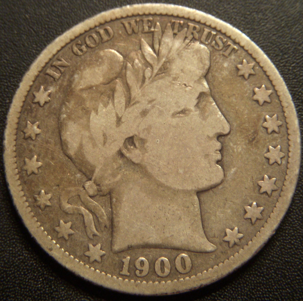 1900 Barber Half Dollar - Very Good