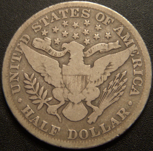 1900 Barber Half Dollar - Very Good