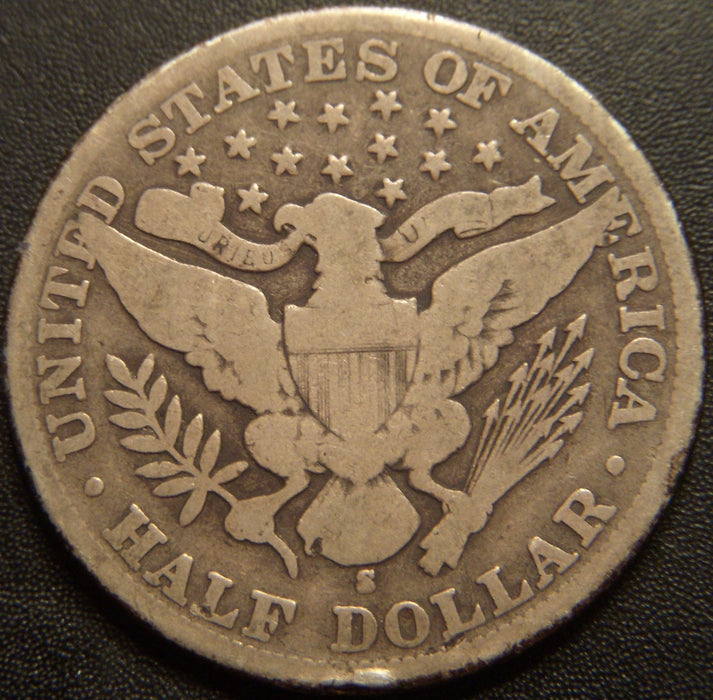 1900-S Barber Half Dollar - Good
