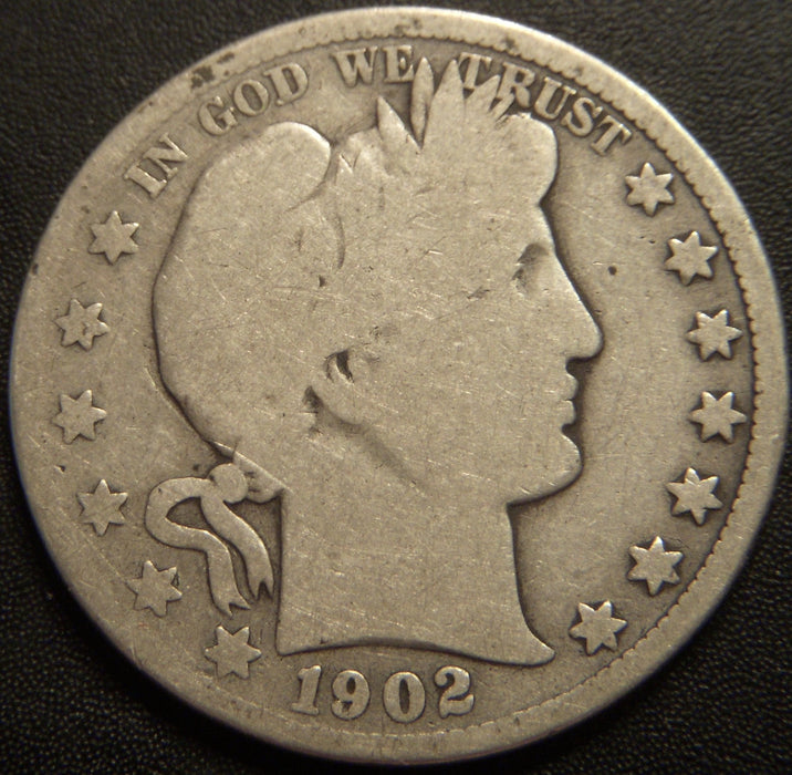 1902-O Barber Half Dollar - Good