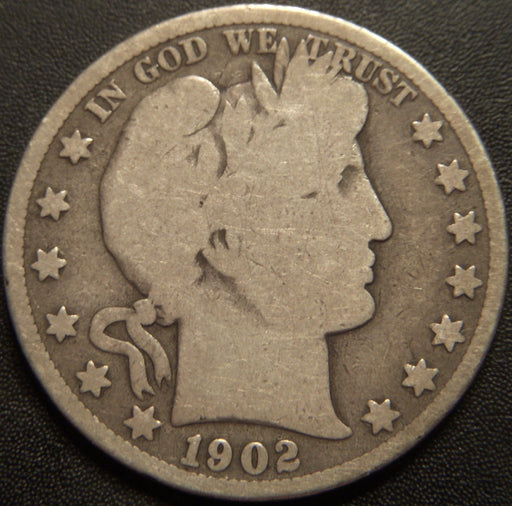 1902-S Barber Half Dollar - Good