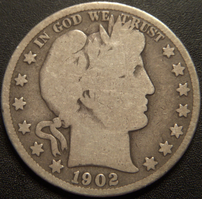 1902-S Barber Half Dollar - Good