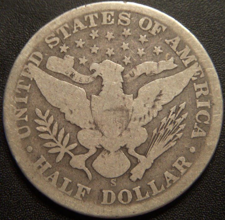 1902-S Barber Half Dollar - Good