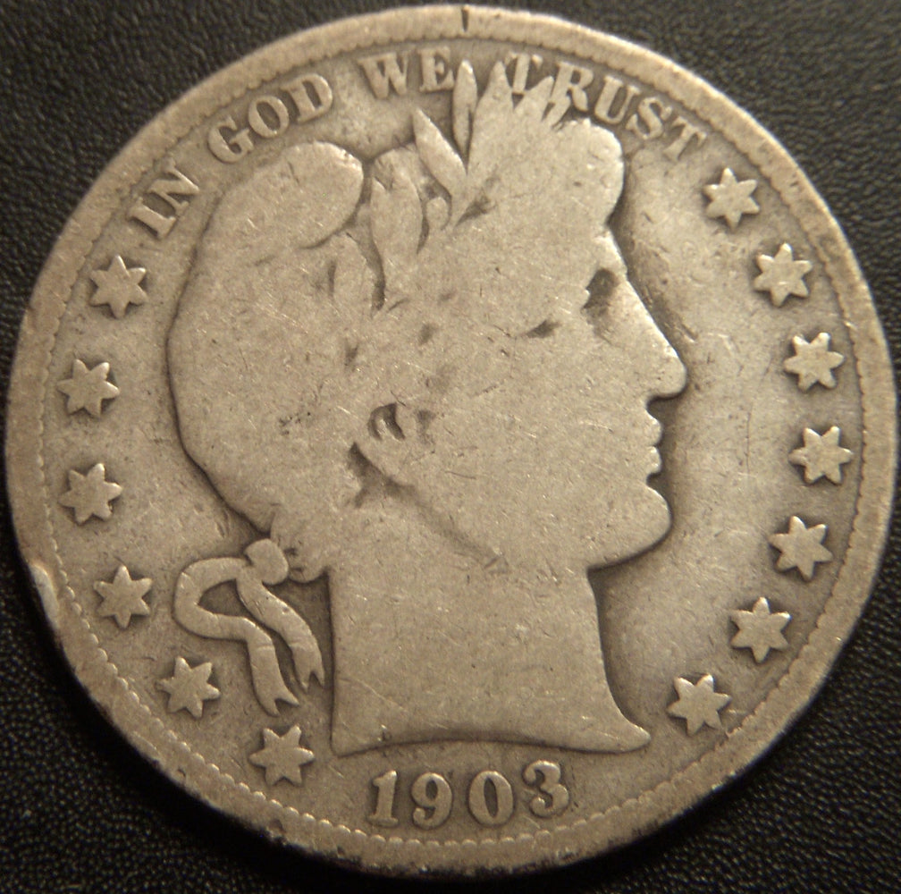 1903-S Barber Half Dollar - Good