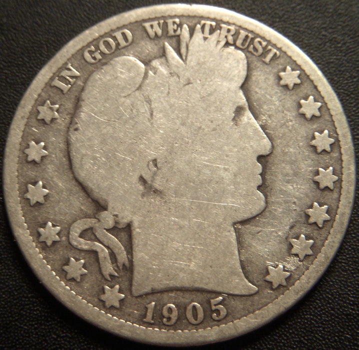 1905-S Barber Half Dollar - Good