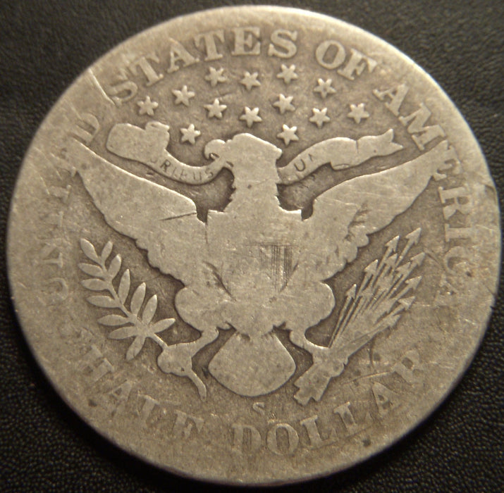 1905-S Barber Half Dollar - Good