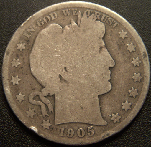 1905-O Barber Half Dollar - Good