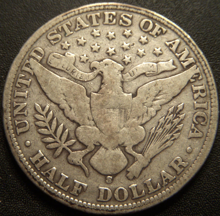1905-S Barber Half Dollar - Very Good