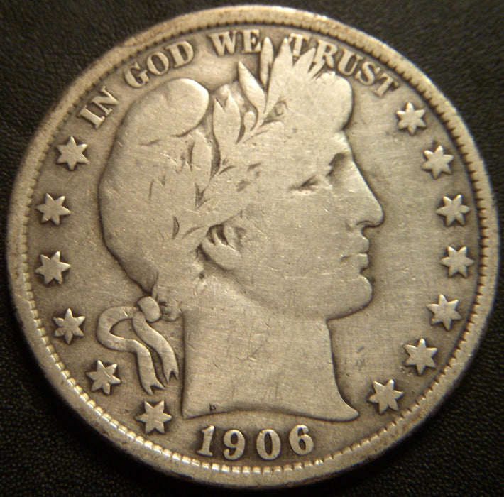1906 Barber Half Dollar - Very Good